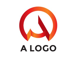 Projekt graficzny logo dla firmy online A LOGO